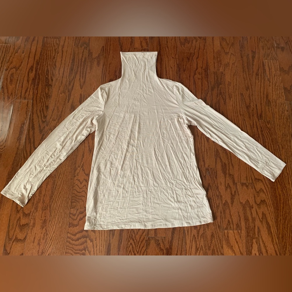 EIMIN Women's Long Sleeve Turtleneck Lightweight Pullover Slim Shirt Top 3XL